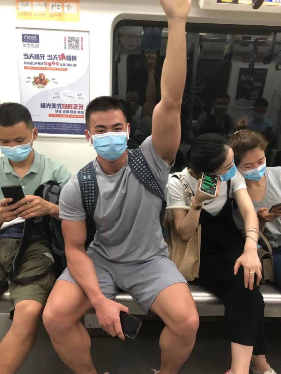 图片[2]-小蓝X网红：北京寸头肌肉天菜蜕变历程-小蓝短视频