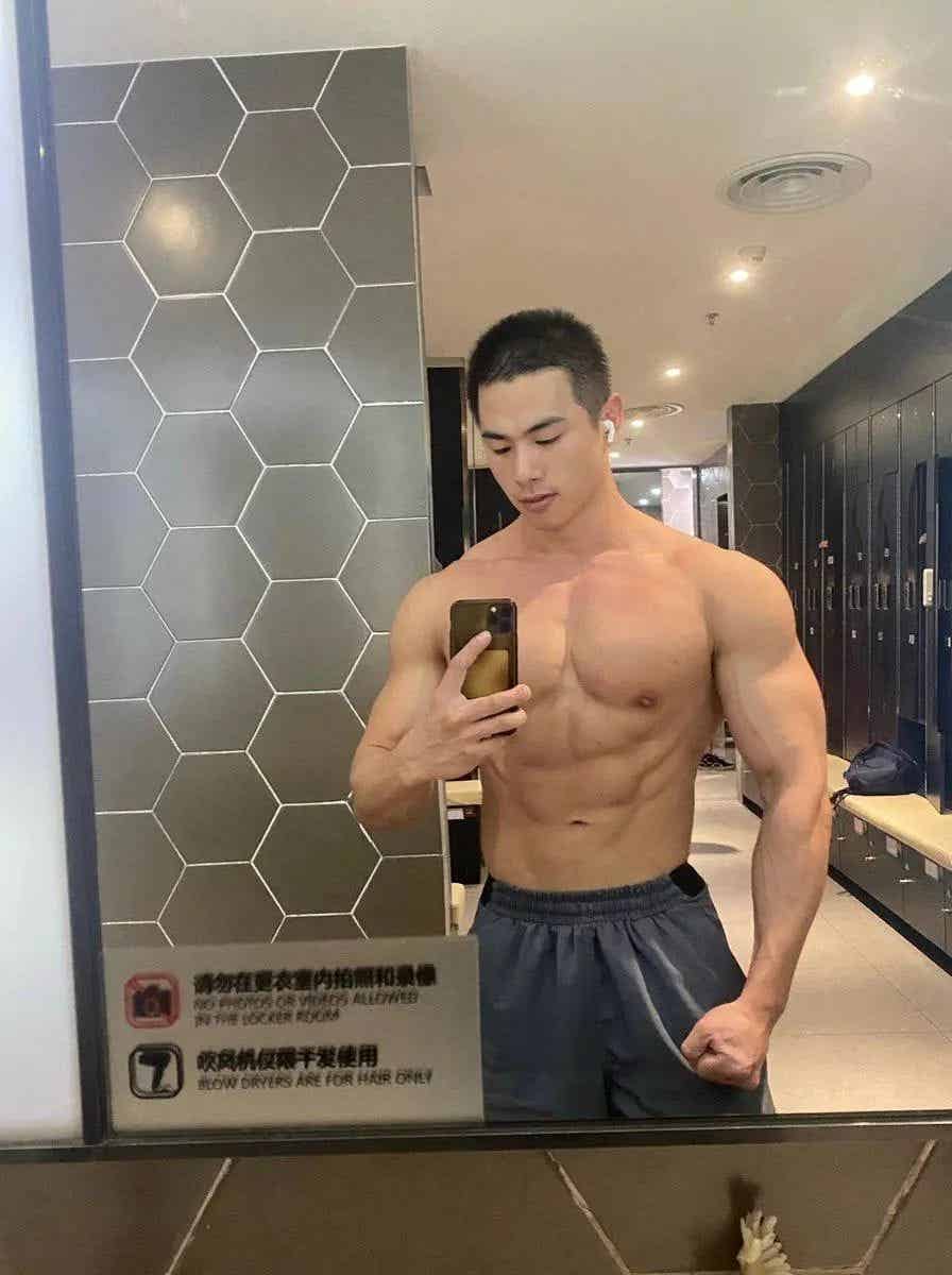 图片[6]-小蓝X网红：北京寸头肌肉天菜蜕变历程-小蓝短视频