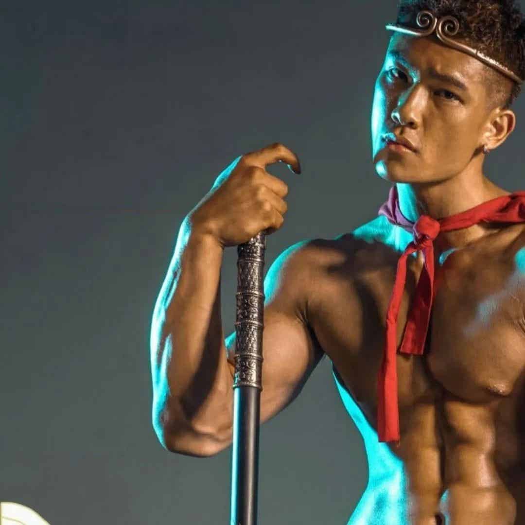 图片[9]-黑皮悟空，腹肌版齐天大圣！-小蓝短视频