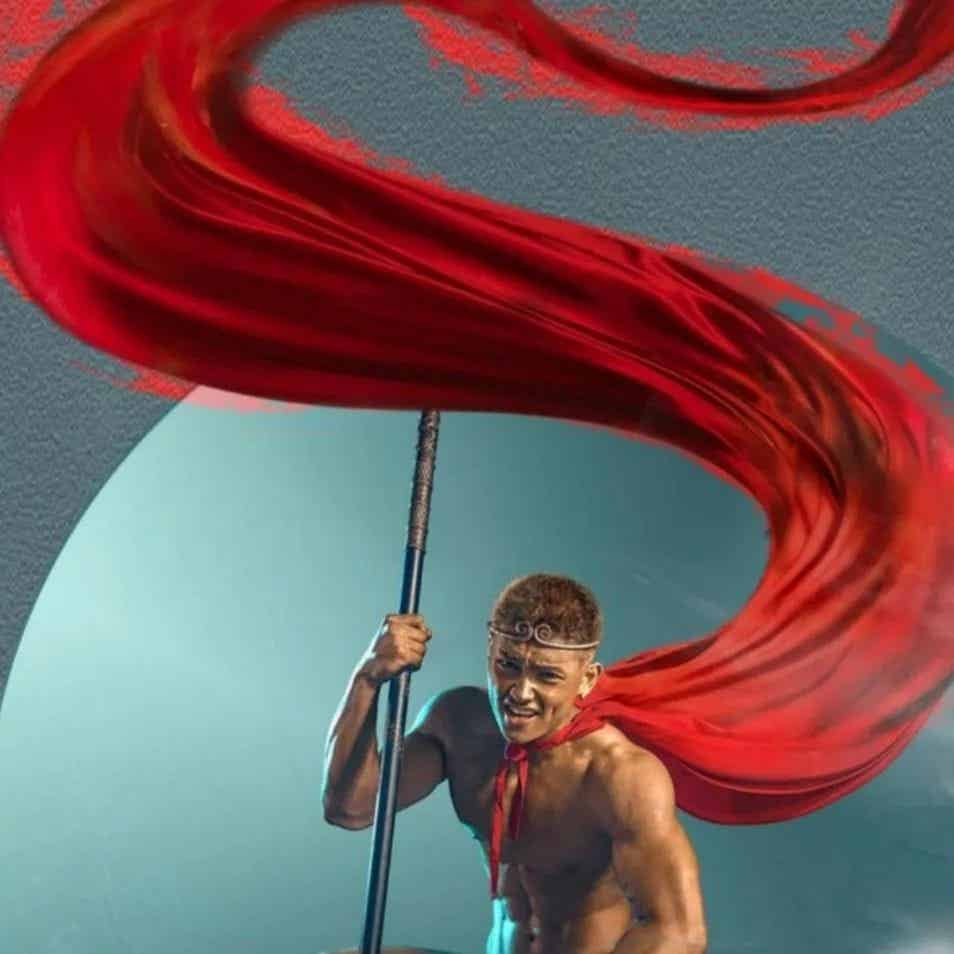 黑皮悟空，腹肌版齐天大圣！-小蓝短视频