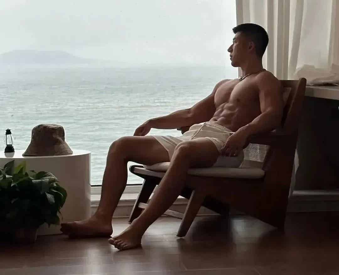 图片[6]-198cm的山东壮汉肌肉男，大大大~-小蓝短视频