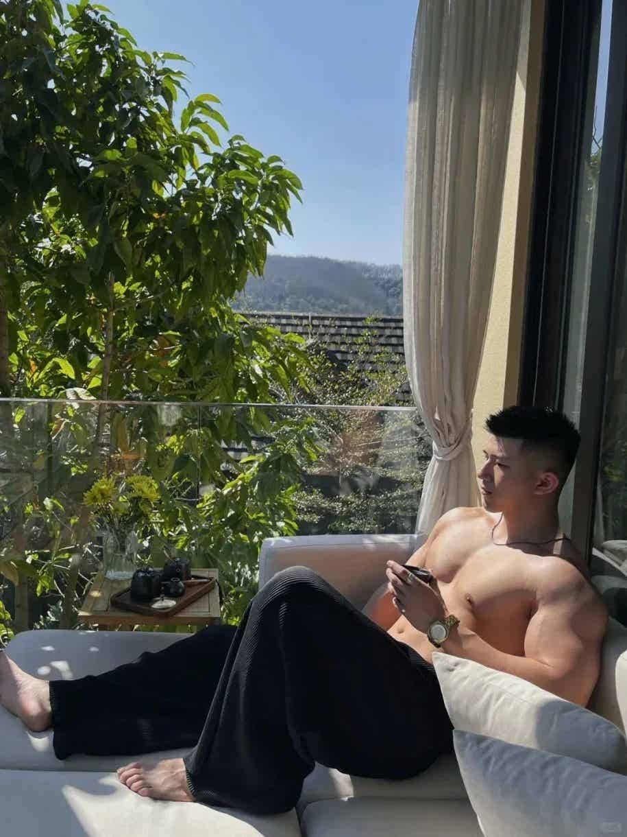 图片[9]-198cm的山东壮汉肌肉男，大大大~-小蓝短视频