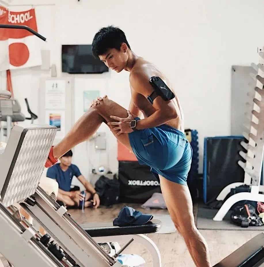 酷似宁泽涛的运动小哥真的是不让人失望！-小蓝短视频