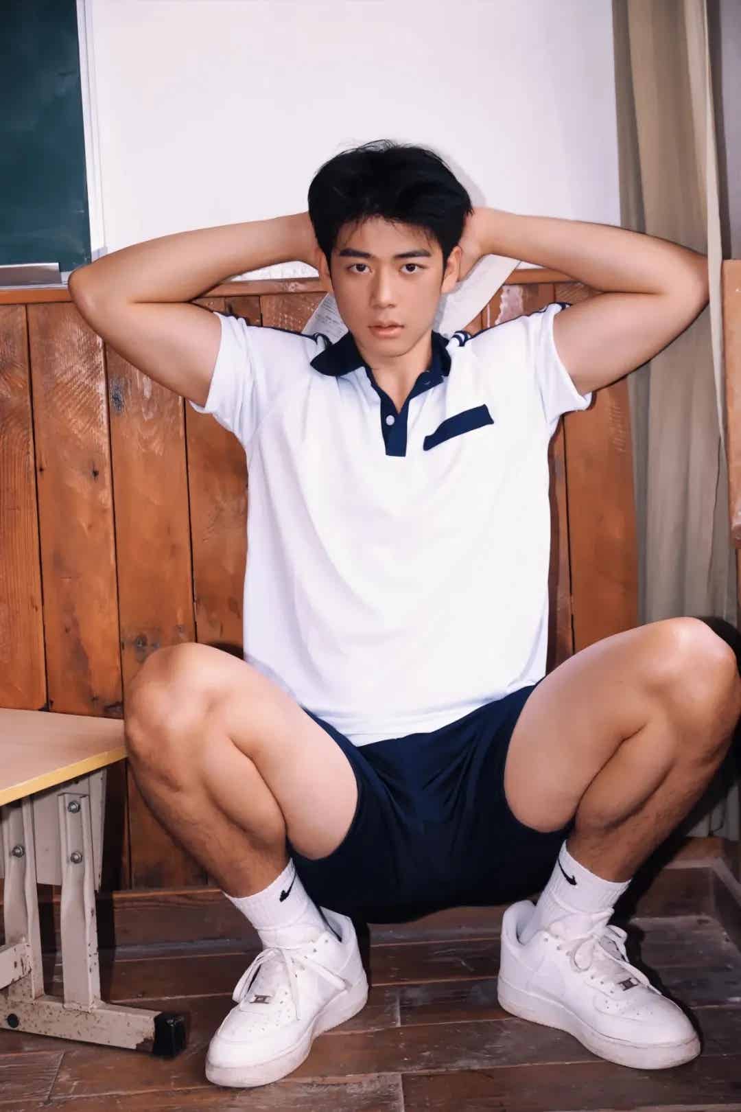 图片[16]-成都22岁足球体育生男大，这么可爱，谁看不迷糊？-小蓝短视频