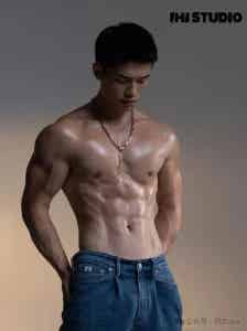 图片[10]-退伍WJ帅兵哥，180cm黑皮精壮肌肉太可了！-小蓝短视频