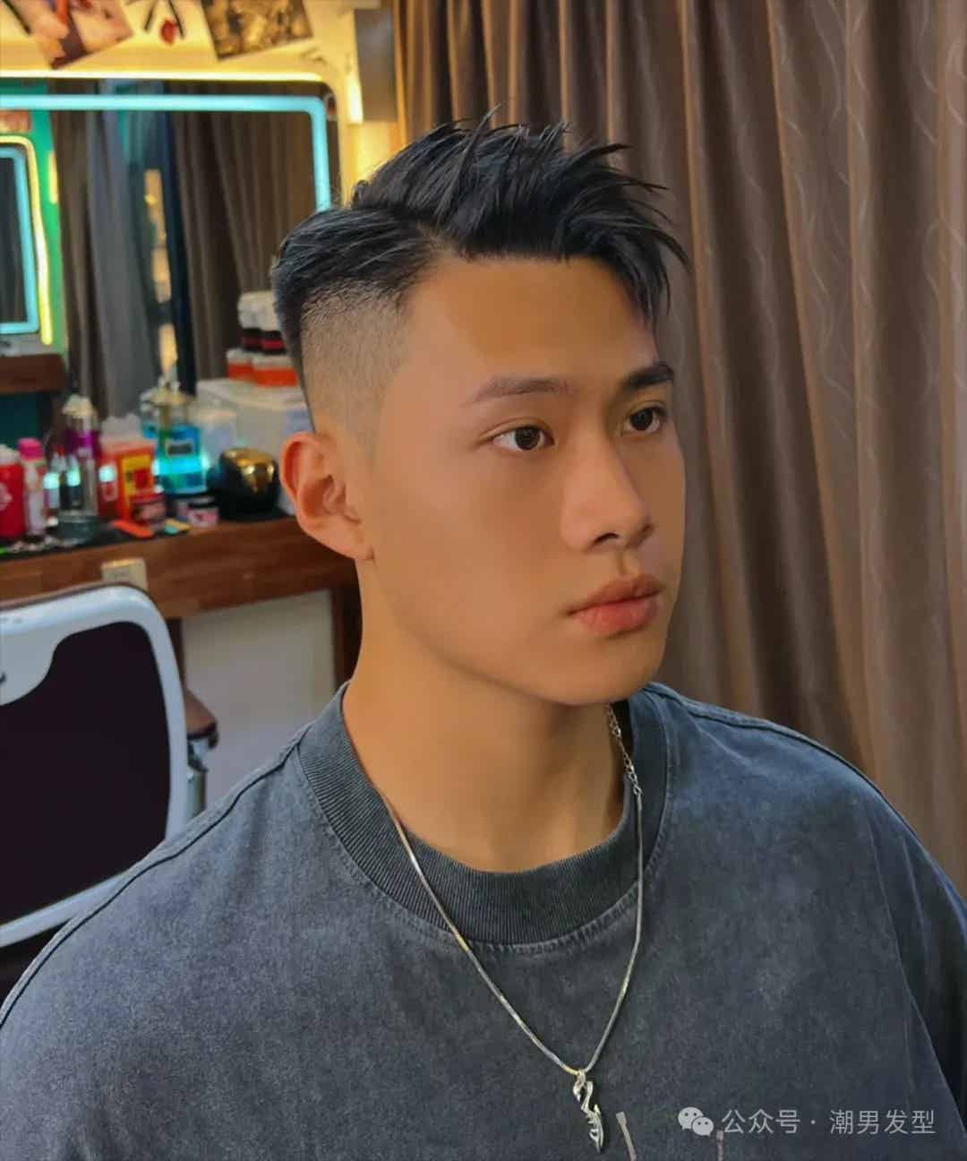 图片[3]-男生理发别只会“稍微剪短”，试试这4款造型，时尚个性还涨颜值-小蓝短视频