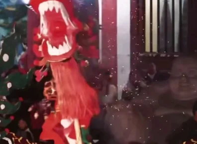 宾阳炮龙节的肌肉男们火了！