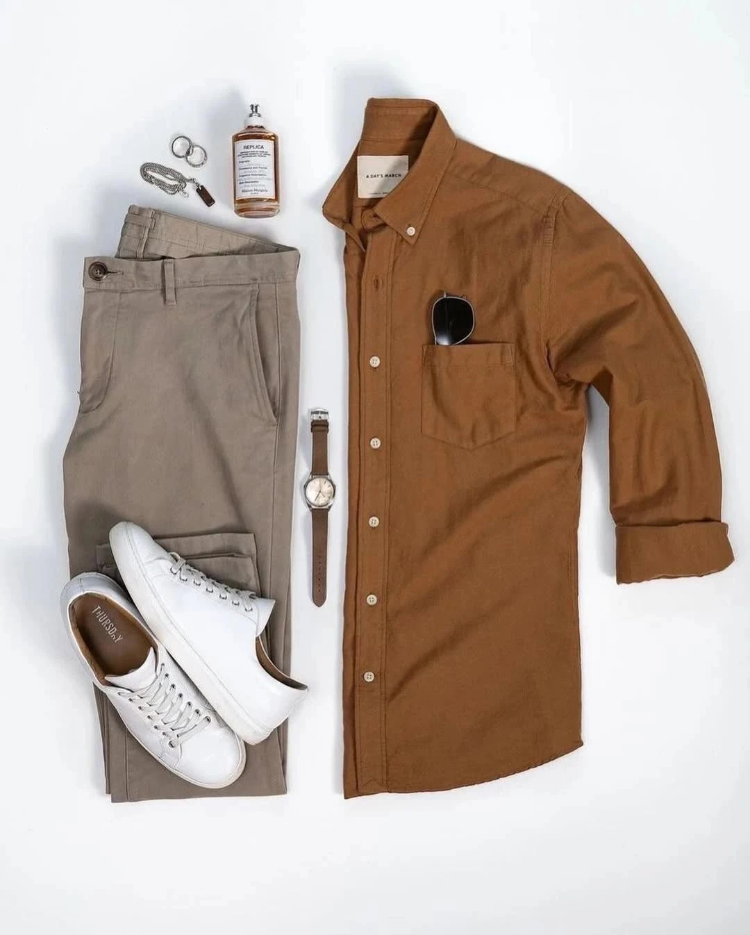 3套男士“衬衫+长裤”搭配,简约优雅,帅气有型!