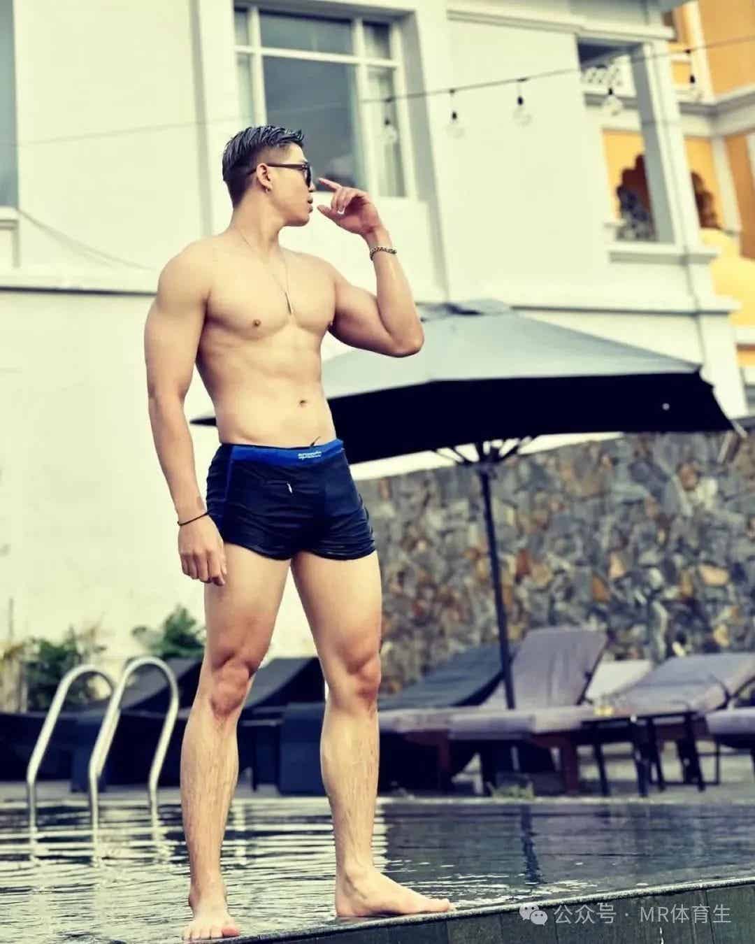 图片[6]-182cm长腿健身男模，性感迷人的鲨鱼线和人鱼线-小蓝短视频