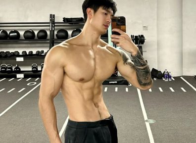 拳击场上的肌肉奶爸，完美型男气质！