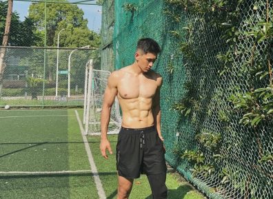 宁泽涛代餐出现!186cm腱子肉天菜教练的鲨鱼线是真实存在的吗