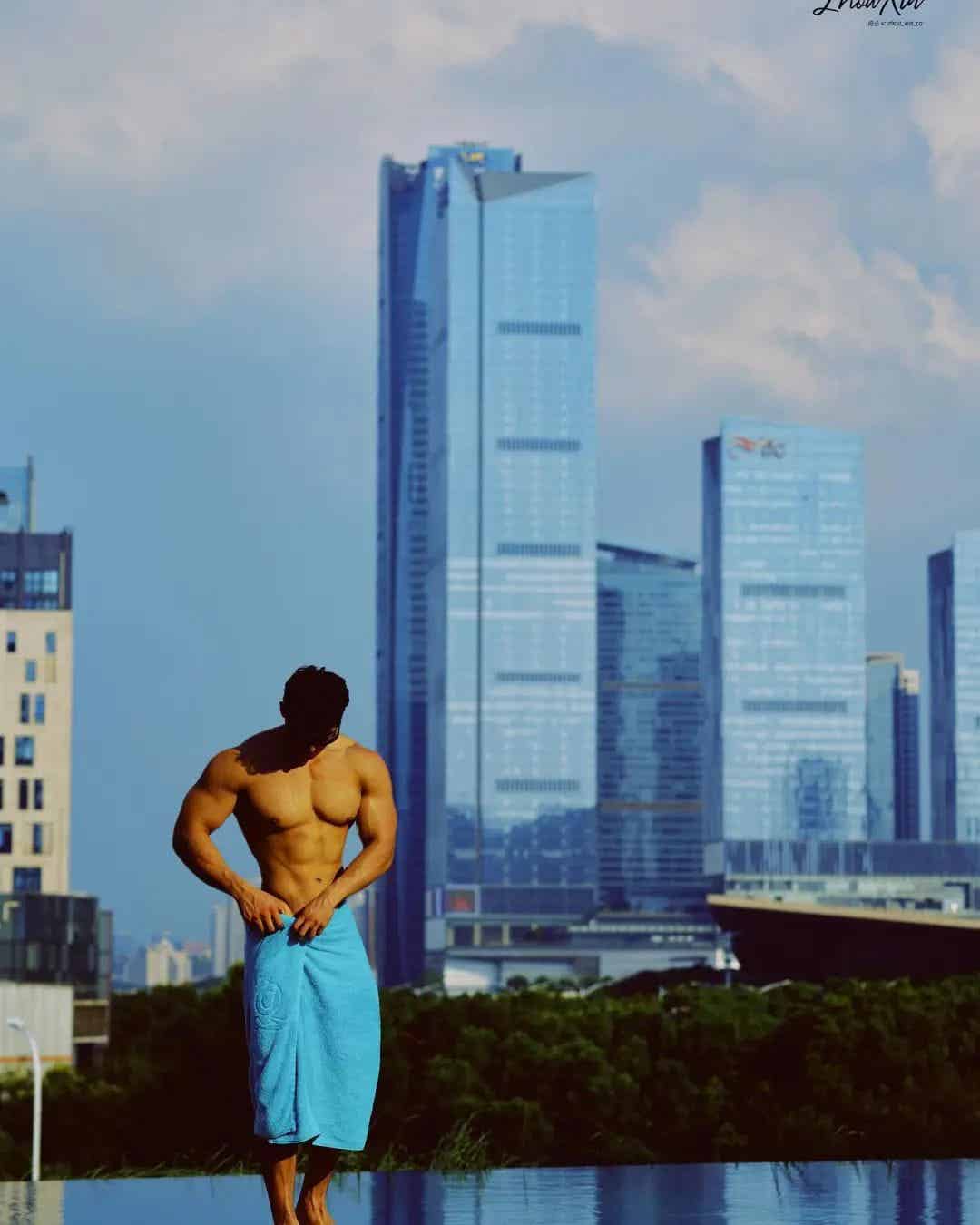 图片[18]-越变越帅的大肌健体模特-小蓝短视频