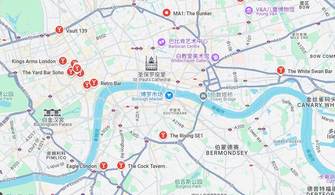腐国首都-伦敦圈内酒吧派对场所指南-根本逛不完