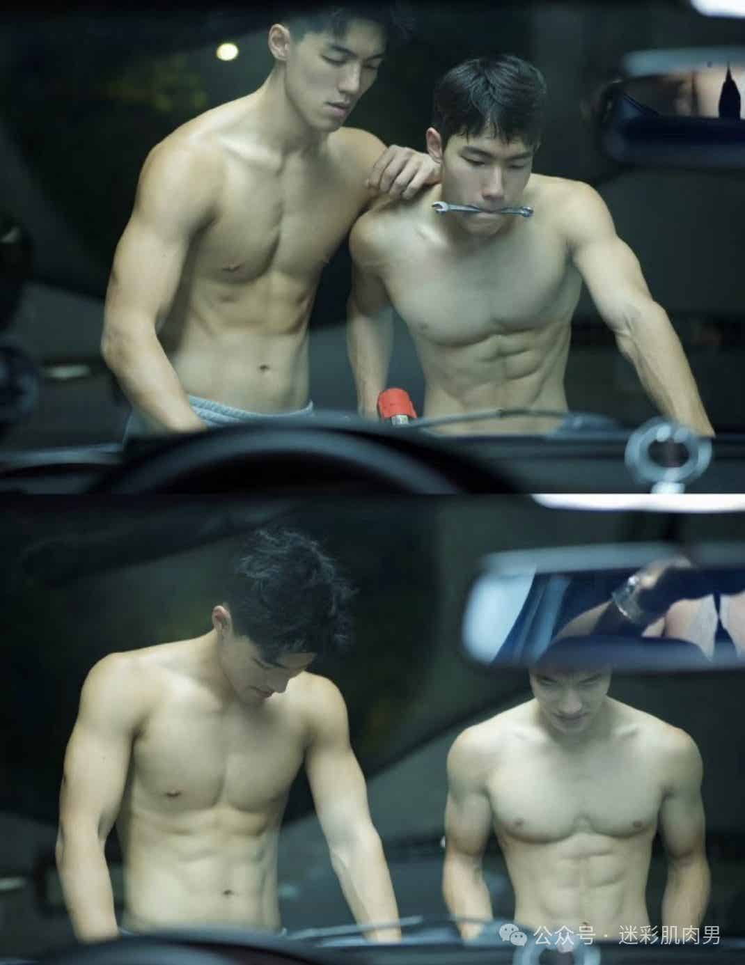 图片[20]-打篮球脱衣的运动男自拍私照穿灰裤子太顶？太壮实！-小蓝短视频