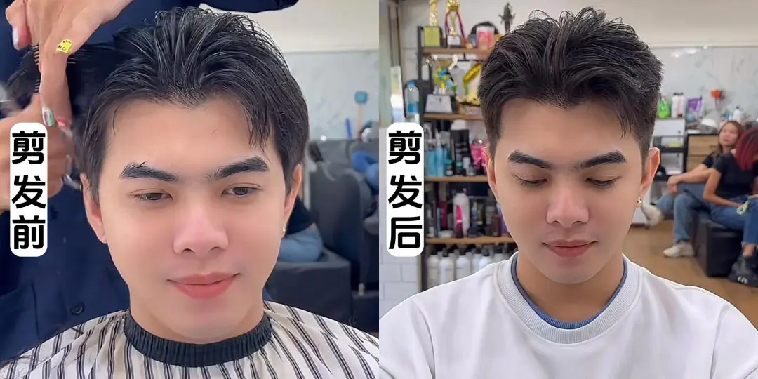 适合“M型”发际线男生剪的3种发型，完美拯救颜值！