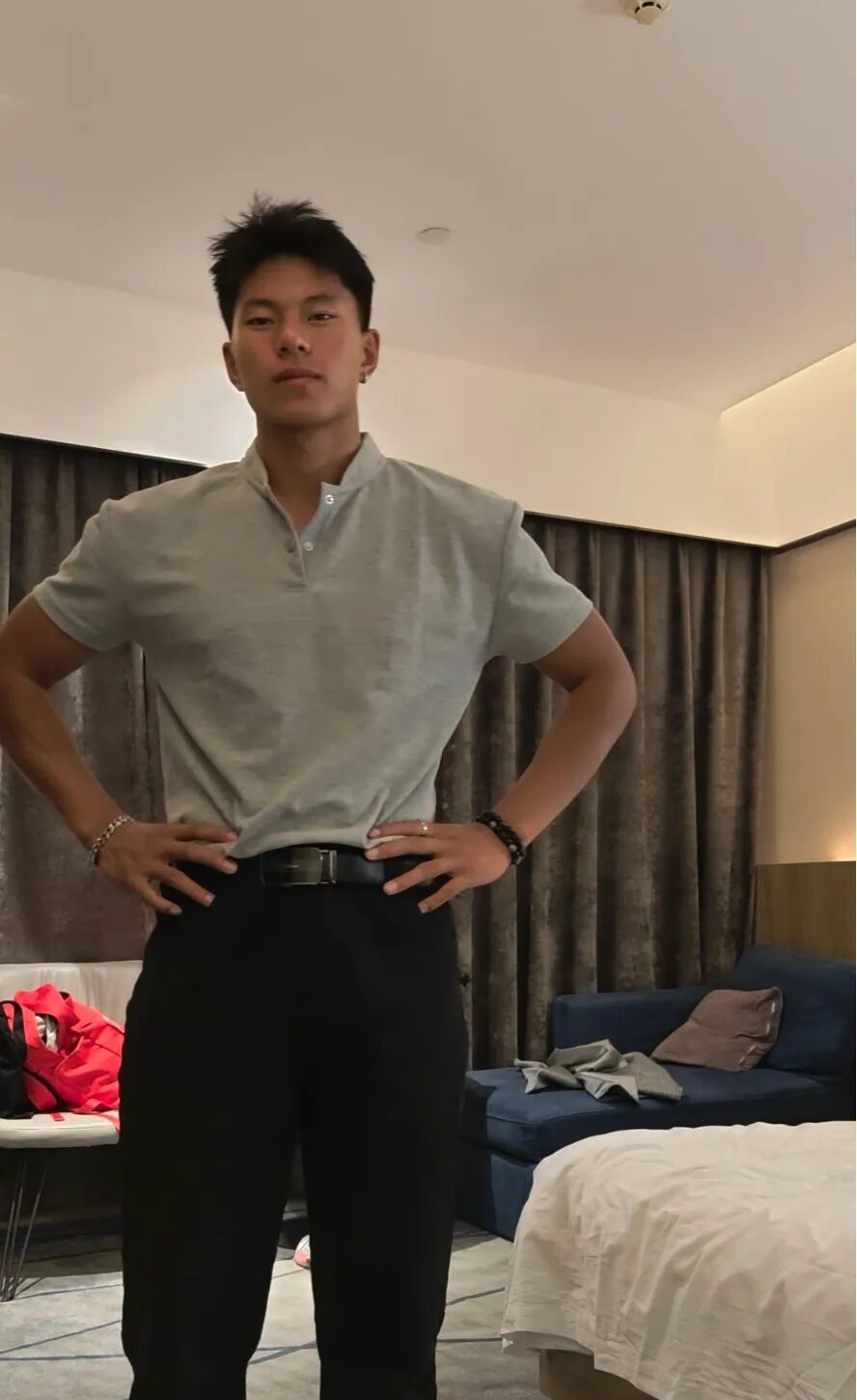 图片[15]-凉山州23岁消防小哥，黑皮肌肤在阳光下闪着金属光泽-小蓝短视频