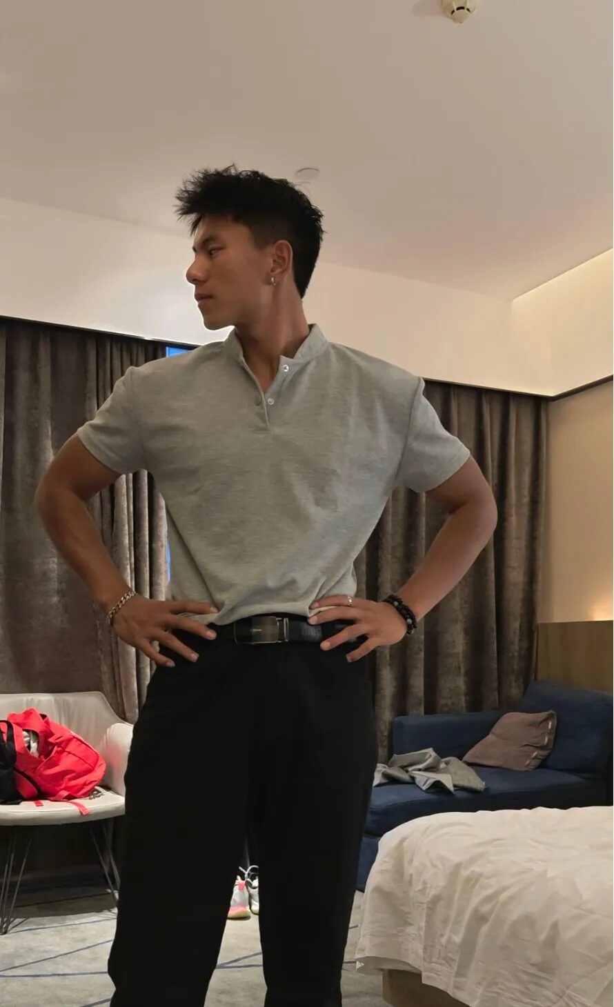 图片[18]-凉山州23岁消防小哥，黑皮肌肤在阳光下闪着金属光泽-小蓝短视频