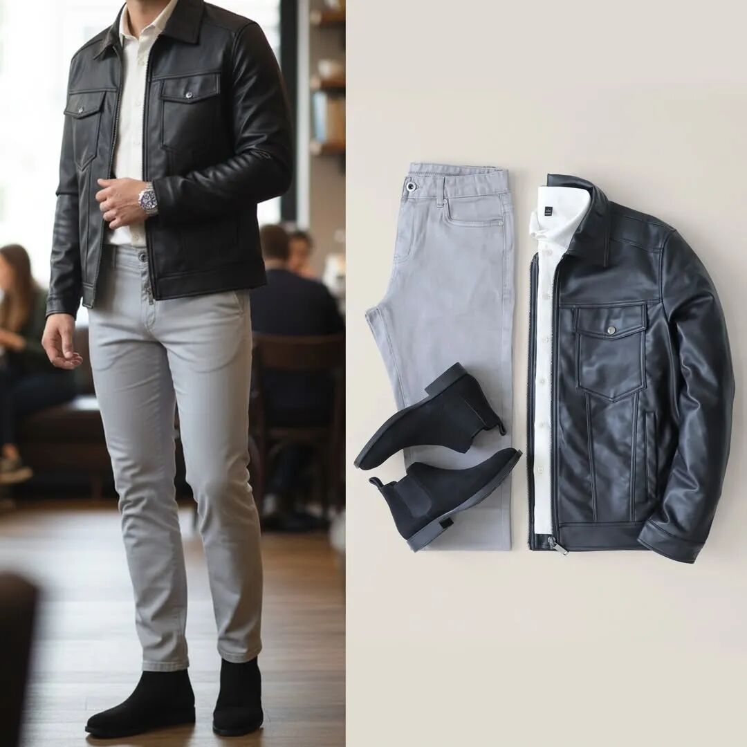 3套男士秋冬穿搭，兼具保暖和帅气，跟着穿准没错！