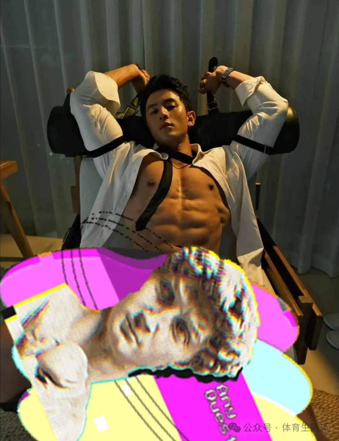 图片[2]-【3月精选】全见版！爆火黑 X 的极品肌肉男模大尺度写真！粗腿大包超诱人....-小蓝短视频